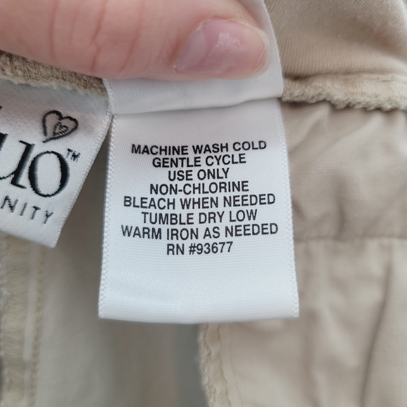 Duo Maternity Cream pants Size Large Maternity - Picture 3 of 14